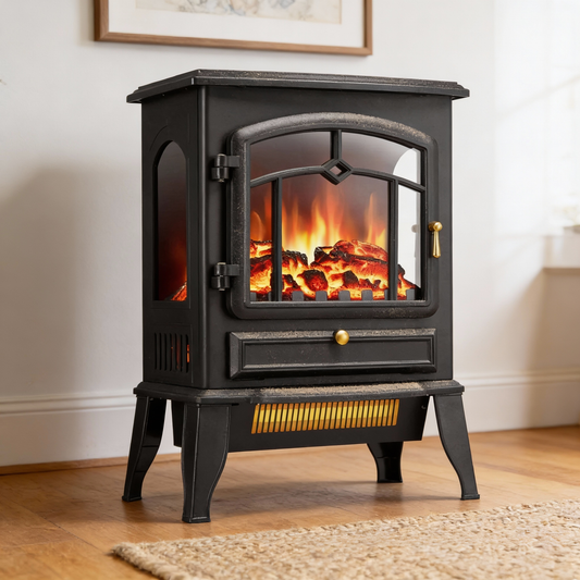 FlameWarmer™ Cathedral Grand Electric Fireplace Heater