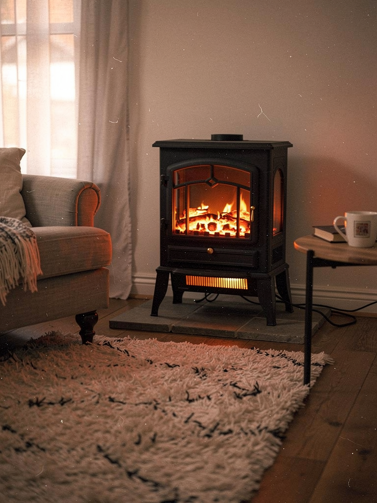 FlameWarmer™ Cathedral Grand Electric Fireplace Heater